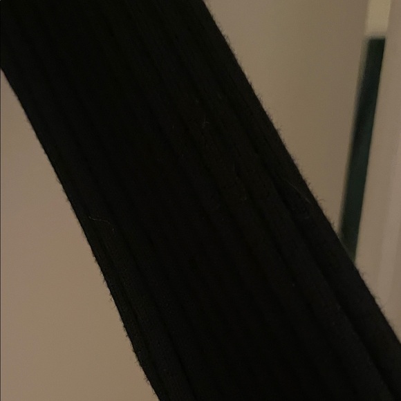 Little black ribbed stretchy dress - Picture 4 of 4